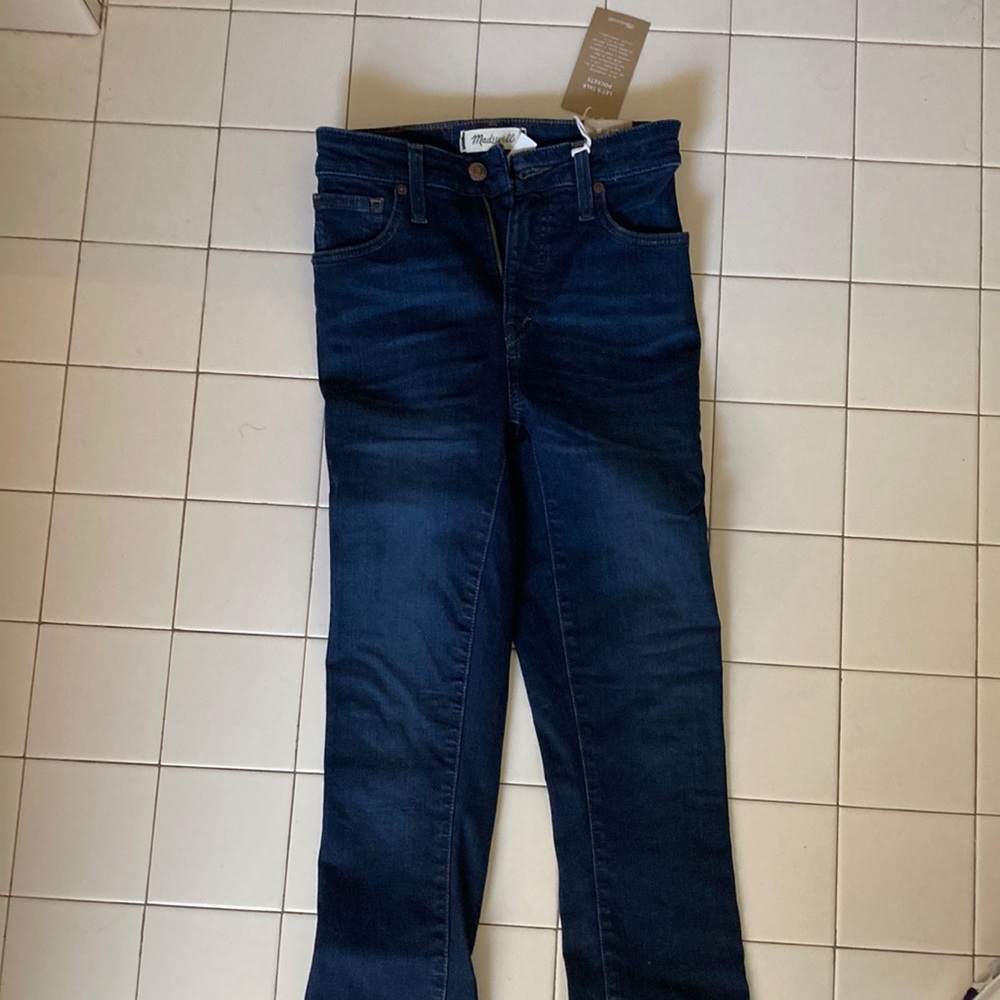 Madewell curvy skinny high rise jean size 23 tall